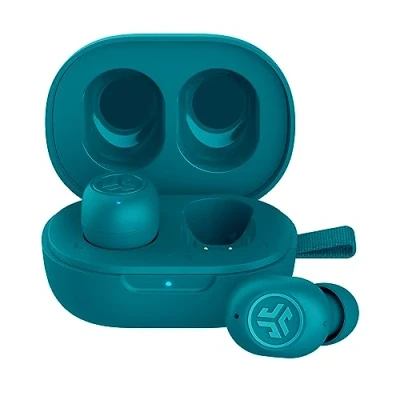 Abbildung von JLab JBuds Mini In Ear Kopfhörer kabellos Bluetooth, True Wireless Kopfhörer, 20+ Std Headphones, kabellose Ohrhörer, Earbuds mit Mikrofon, Ladebox, Dual Connect, EQ3 Sound, Aqua Teal