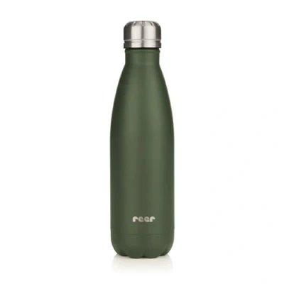 Abbildung von reer Colour Edelstahl Isolierflasche Gesamtvolumen 500ml Perfekte Isolation bis zu 24 Stunden Grün