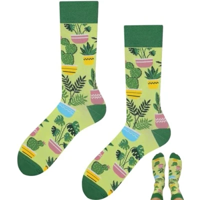 Abbildung von TODO Socken Pflanzen Damen 35 38 und Garten Herren, Blumen, Funny Socks Rainbow (35 38, Plant)