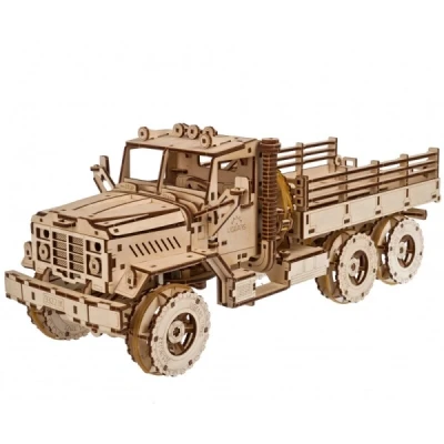 Abbildung von UGEARS Cargo Truck 3D Holzpuzzles für Erwachsene Hobbys Männer zum Bauen Auto Bausatz Puzzle