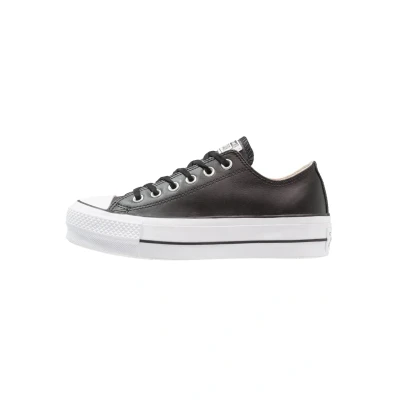 Abbildung von Converse Chuck Taylor ALL STAR LIFT Clean Sneaker low, Damen, Größe: 36, Black/white Leder