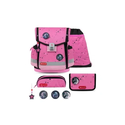 Abbildung von Belmil Classy Plus Schulranzenset Pink Black Schulranzen Set