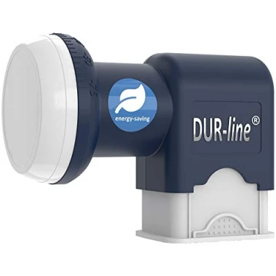Abbildung von DUR line Blue ECO Quattro LNB extrem stromsparend nur für Multischalter Premium Qualität [ Test SEHR GUT *] digital, Full HD, 4K, 3D