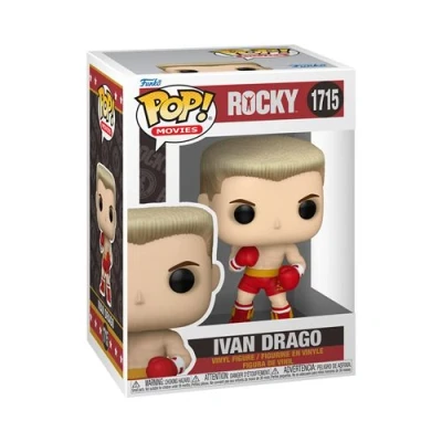Abbildung von Funko Pop! Movies: Rocky Ivan Drago Franchise Vinyl Sammelfigur Geschenkidee Offizielle Handelswaren Spielzeug Für Kinder und Erwachsene Movies Fans Modellfigur Sammler