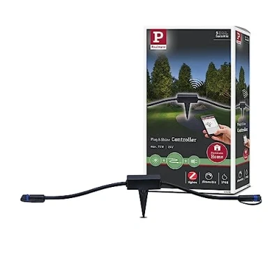 Abbildung von Paulmann 93999 Plug &amp; Shine Zigbee Controller für Außenleuchten IP68 SmartHome max. 75 Watt Steuerung dimmbar