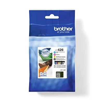 Abbildung von Brother LC 426BK/LC 426C/LC 426M/LC 426Y Inkjet Cartridges, Black/Cyan/Magenta/Yellow,Multi Pack, Standard Yield, Includes 4 x Genuine Supplies