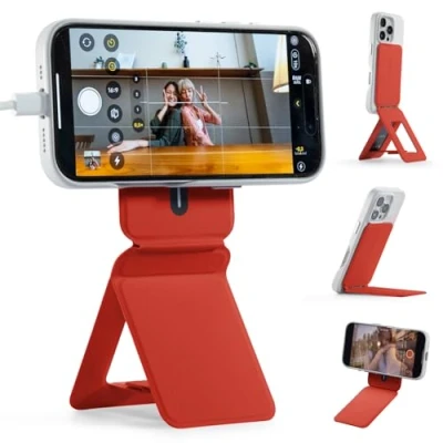 Abbildung von MOFT Stativ für iPhone 16/15/14/13/12 Serie, Snap Unsichtbarer Handy Ständer mit 3 Modi Self Vlogging, Makrofotografie, Videoanrufe, Tragbarer Leichter Ständer, Sonnenuntergang