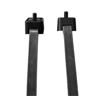 Abbildung von ABUS Spannbänder LH Adapter zur Befestigung von Rahmenschlössern am Rad Schwarz