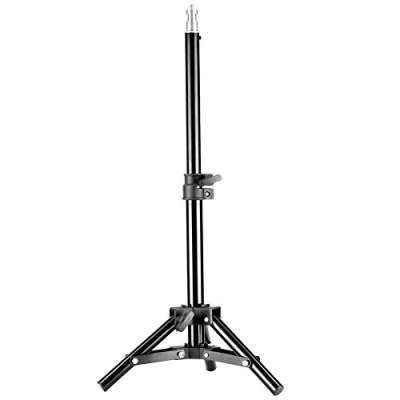 Abbildung von NEEWER Mini Aluminium Fotografie Hintergrund Beleuchtung Stand (81,2cm/32Zoll) für Reflektor/Softbox/Beleuchtung/Sonnenschirme