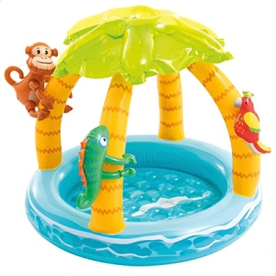 Abbildung von Intex Tropical Island Babypool, aufgeblasene Größe: 102 cm x 86 (58417NP)