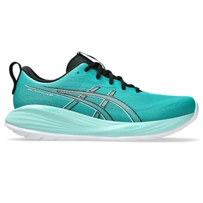 Abbildung von Asics GEL Cumulus 27 Laufschuh Straße, Herren, Größe: 43.5, Wave teal/illuminate mint Schuhe