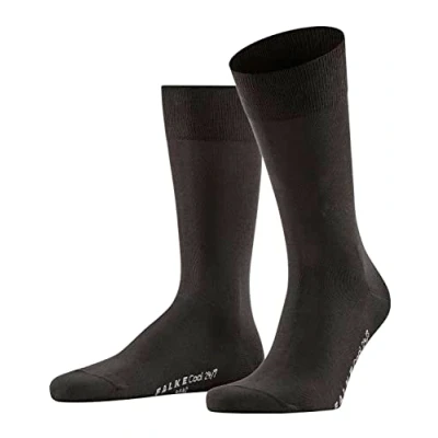 Abbildung von FALKE Herren Socken Cool 24/7 M So Baumwolle einfarbig 1 Paar, Braun Brown 5930, 41 42