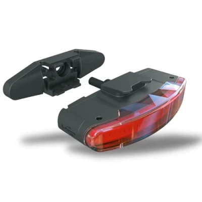 Abbildung von SKS GERMANY INFINITY UNIVERSAL REARLIGHT Rücklicht für den Gepäckträger UNIVERSAL(universell montierbar, LED Technologie, Leuchtdauer bis 5 Std., StVZO Zulassung), Schwarz