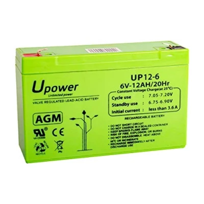 Abbildung von Master U Power Blei Akku AGM 6V 12Ah