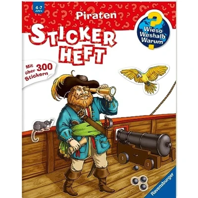 Abbildung von Wieso? Weshalb? Warum? Stickerheft: Piraten: Mit über 300 Stickern