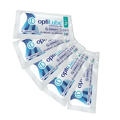 Abbildung von 5x Optilube steriles Gleitgel, Kathetergleitgel, a 5g, 5 Stück