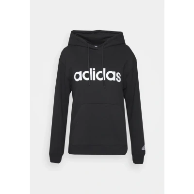 Abbildung von adidas Performance Unisex Kapuzenpullover für Kinder, Größe: 176, Black/white