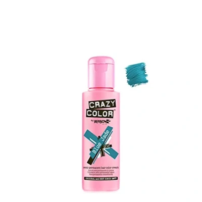 Abbildung von Crazy Color Permanente Haarfarbe Creme Nummer 67, Blue Jade 100 ml