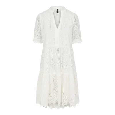 Abbildung von YAS Yasholi Dress Freizeitkleid, Damen, Größe: Large, Star white