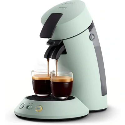 Abbildung von PHILIPS Senseo Original Plus CSA210/20 Kaffeepadmaschine (Kaffeestärkewahl, Kaffee Boost Technologie, aus recyceltem Plastik), mint