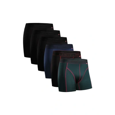 Abbildung von Danish Endurance 6 PACK Boxershorts, Herren, Größe: Large, Black