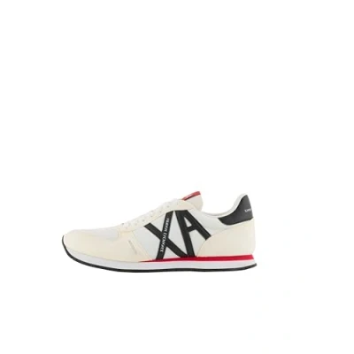 Abbildung von Armani Exchange Sneaker low, Herren, Größe: 41, White/red/blue Schuhe