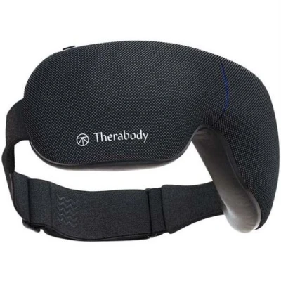 Abbildung von Therabody SmartGoggles 2.0 Beheizte Augenmaske, Schlafmaske mit Verdunkelung &amp; Schläfenmassage für Personalisierte Entspannung und Kopfschmerzlinderung