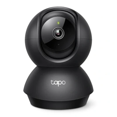 Abbildung von Tapo TP Link C211 WLAN IP Kamera Überwachungskamera (Linsenschwenkung und Neigung, 3MP Auflösung, 2 Wege Audio, Nachtsicht zu 9m, bis 512 GB lokaler Speicher)