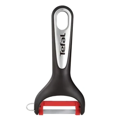 Abbildung von Tefal Ingenio K20718 Gemüseschäler Premium Küchenutensilien für vielseitige Kochbedürfnisse 22 cm Kunststoff Rot/Schwarz, 22.1 x 9.2 2.85