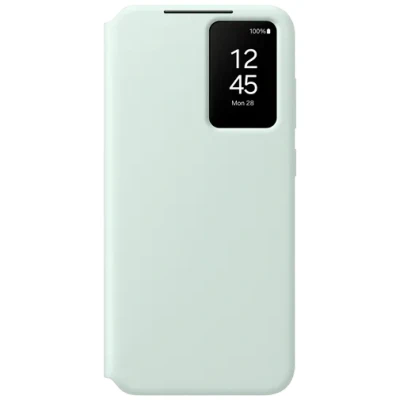 Abbildung von Samsung Smart View PC Book Hülle Grün Galaxy S24 FE