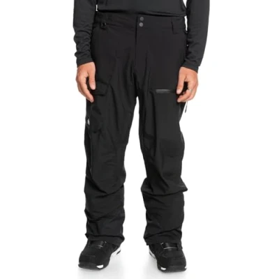 Abbildung von Quiksilver Utility PANT Snowboardhosen, Herren, Größe: Large, True black