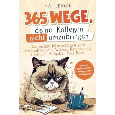 Abbildung von 365 Wege, deine Kollegen nicht umzubringen: das lustige Mitmachbuch zum Stressabbau mit Witzen, Rätseln und kreativen Aufgaben fürs Büro ideales Geschenk für Kolleg*innen