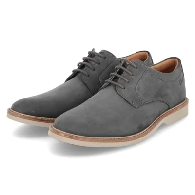 Abbildung von Clarks Herren Atticus Lt Lace Oxford, Dunkelgraues Nubuk, 42.5 EU