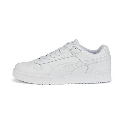 Abbildung von Puma RBD GAME Unisex Sneaker low, Größe: 44.5, White/white team gold Leder und textil
