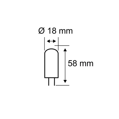 Abbildung von Paulmann 29044 Standard 230V LED Stiftsockel G9 1er Pack 4,6W 470lm Klar Glas 2700K Warmweiß Leuchtmittel