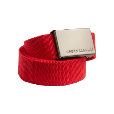 Abbildung von Urban Classics Single Gürtel, Herren, Größe: One Size, Red