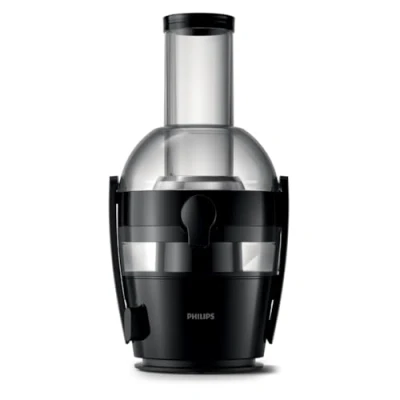 Abbildung von Philips Entsafter 800W, 2L, HomeID Rezepte App, XL Einfüllöffnung, QuickClean (HR1856/70), ‎15 x 18 13 cm, Schwarz