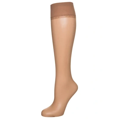 Abbildung von Falke Shelina 12 Denier Ultratransparent Shiny Kniestrümpfe, Damen, Größe: 35 38, Sun