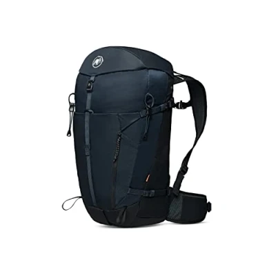 Abbildung von Mammut Lithium 30 Women Outdoor Rucksack für Damen, Wanderrucksack mit Regenschutz, Kletterrucksack Hüftgurt und Rückenbelüftung, Sportlich, Wasserabweisend Marine Black, 30l