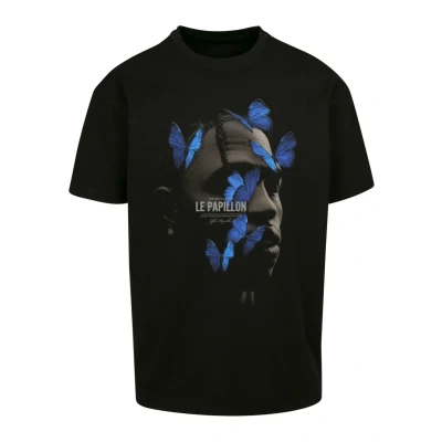 Abbildung von Upscale by Mister Tee LE Papillon Oversize Tshirt print, Größe: XS, Black