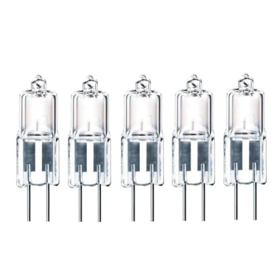 Abbildung von ShuoHui G4 Halogen Bulbs, T3 10W 12V Pin Base Lamps, Capsule Lamp, Socket for Puck Light Under Cabinet, Chandelier, 100 lm Warm White 2700 K (20)