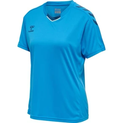 Abbildung von hummel Damen Hmlcore Xk Poly Jersey S/S Woman T Shirt, Blau, XXL EU