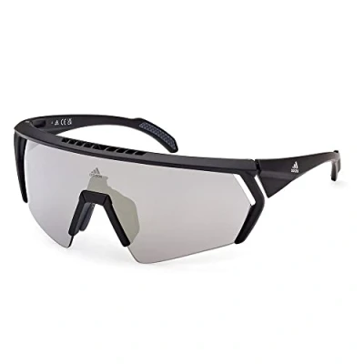 Abbildung von Adidas Sport Maskenform Sportbrille, Herren, Größe: One Size, Nero marrone specchiato