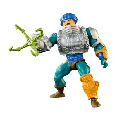 Abbildung von Masters of the Universe Origins Toy, Rise Snake Men Man at Arms Claw, Collectible Motu Figur with Accessory and Mini Comic