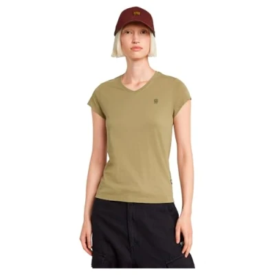 Abbildung von G STAR Eyben SLIM Tshirt basic, Damen, Größe: Large, Ensis green