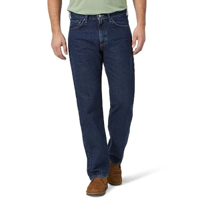 Abbildung von Wrangler Authentics Herren Classic 5 Pocket Relaxed Fit Cotton Jeans, Dunkle Spülung, 46W / 30L