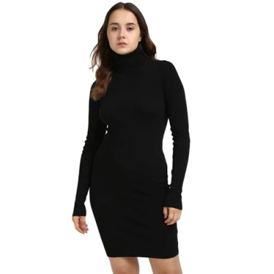 Abbildung von Calvin Klein Jeans Strickkleid, Damen, Größe: XXS, Black
