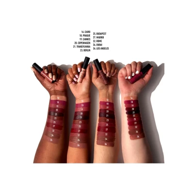 Abbildung von Nyx Professional Makeup SOFT Matte LIP Cream Flüssiger Lippenstift, Damen, Größe: 8 ml, 25 budapest