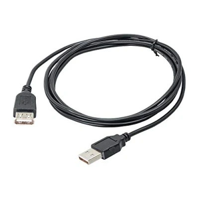Abbildung von AKYGA AK USB 07 2.0 Verlängerung/Daten/Anschlusskabel A Stecker auf Buchse 1,8 m schwarz