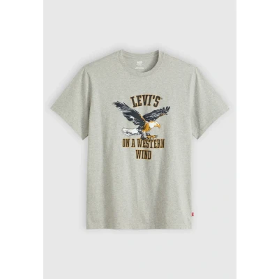 Abbildung von Levi&#039;s Herren Ss Relaxed Fit Tee T Shirt, Western Wind Eagle M, S